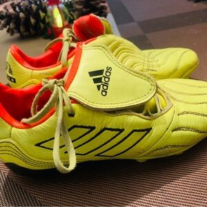 Adidas Kids Neon Yellow Sneakers